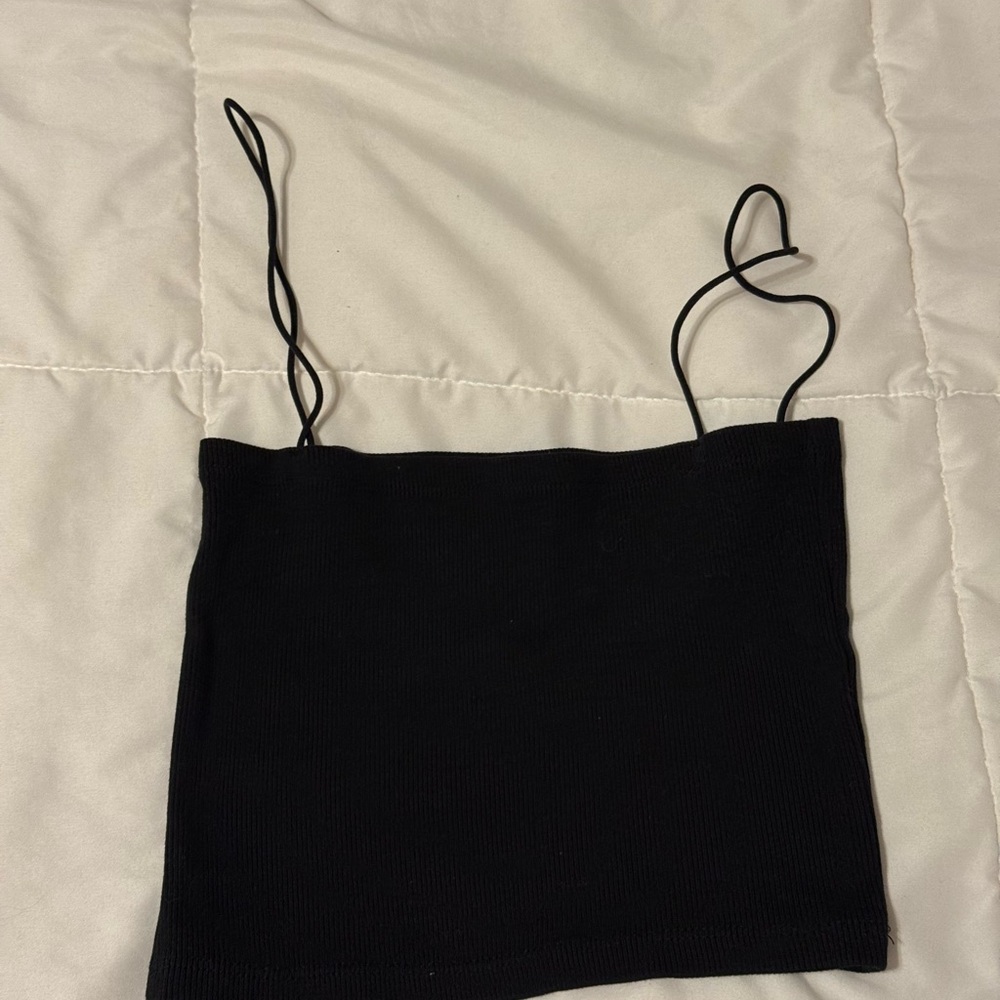 Black Zara Spaghetti Strap Top